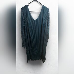 Rebels Teal Long Sleeve Dress